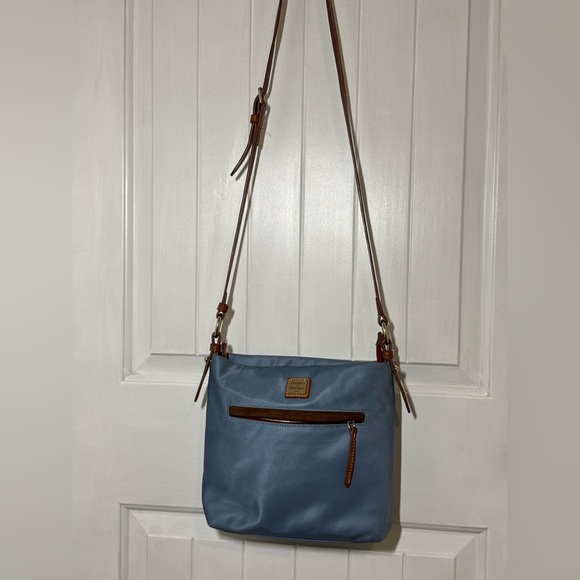 Dooney & Bourke Blue Nylon Crossbody Bag - Picture 3 of 16
